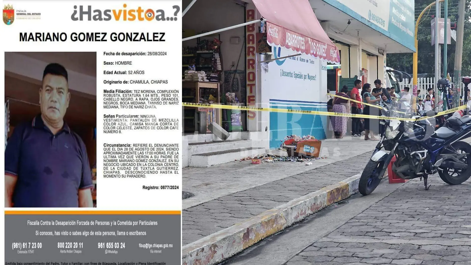 levantan a comerciante en Tuxtla G